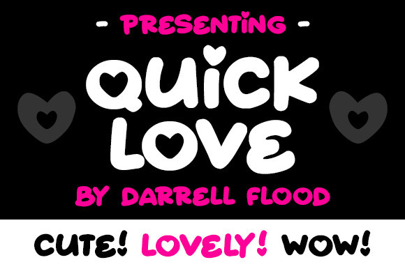 Quick Love Display Font