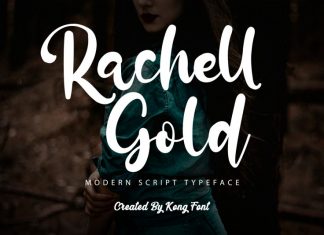 Rachell Gold Script Font