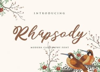 Rhapsody Script Font
