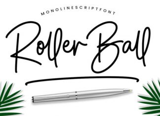 Roller Ball Handwritten Font