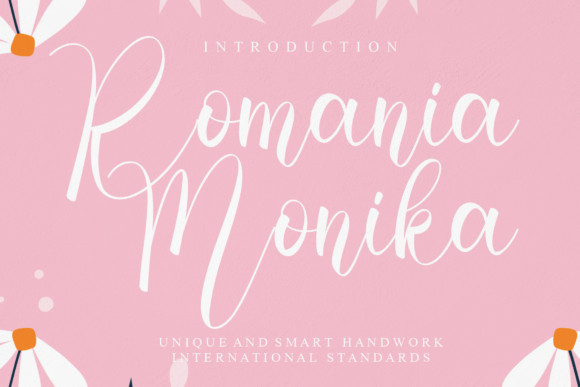 Romania Monika Script Font