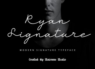 Ryan Signature Script Font