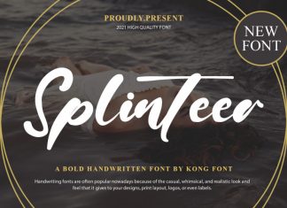 New Splinteer Script Font