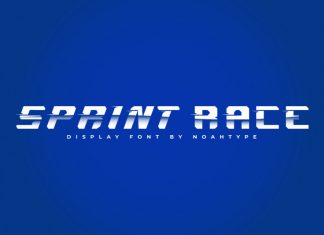 Sprint Race Display Font