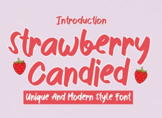 Strawberry Candied Script Font