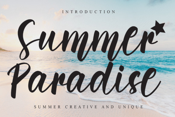 Summer Paradise Script Font