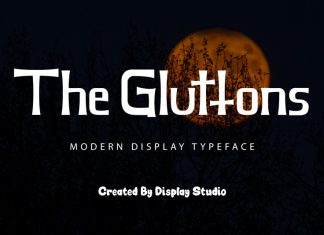 The Gluttons Display Font