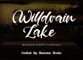 Willdrain Lake Script Font