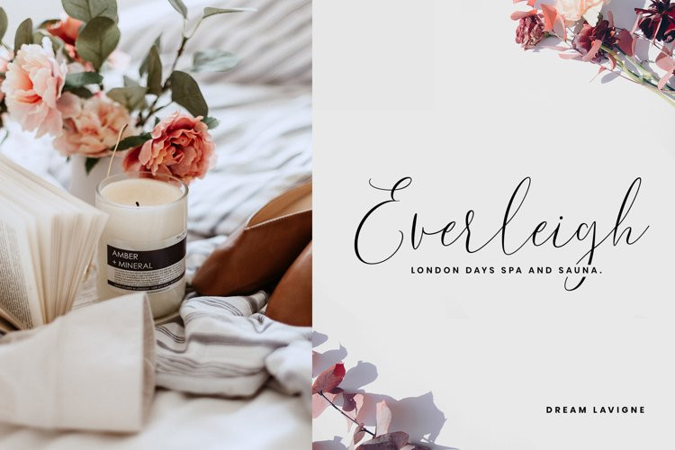 Dream Lavigne Script Font