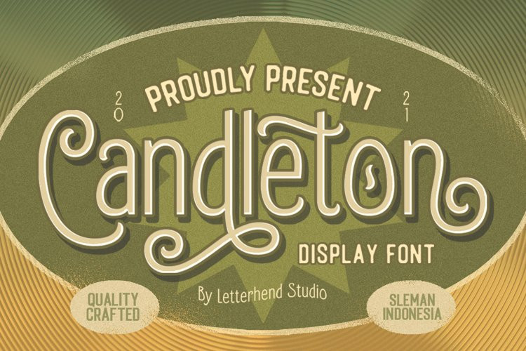 Candleton Display Font