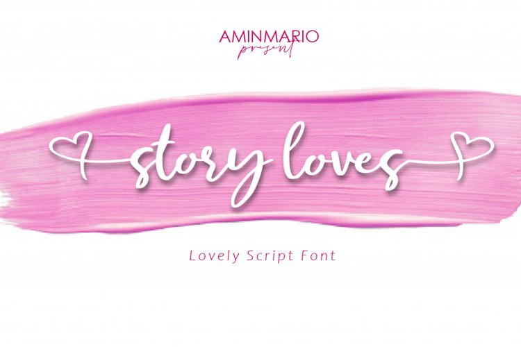 Story Loves Calligraphy Font