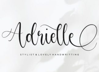 Adrielle Calligraphy Font