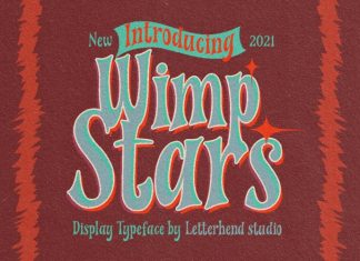 Wimp Stars Display Font