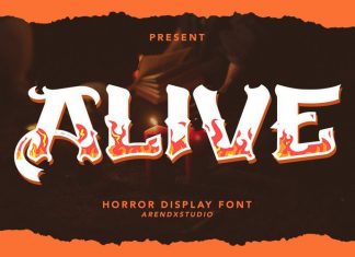 Alive Display Font