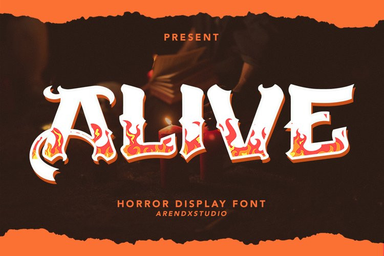 Alive Display Font