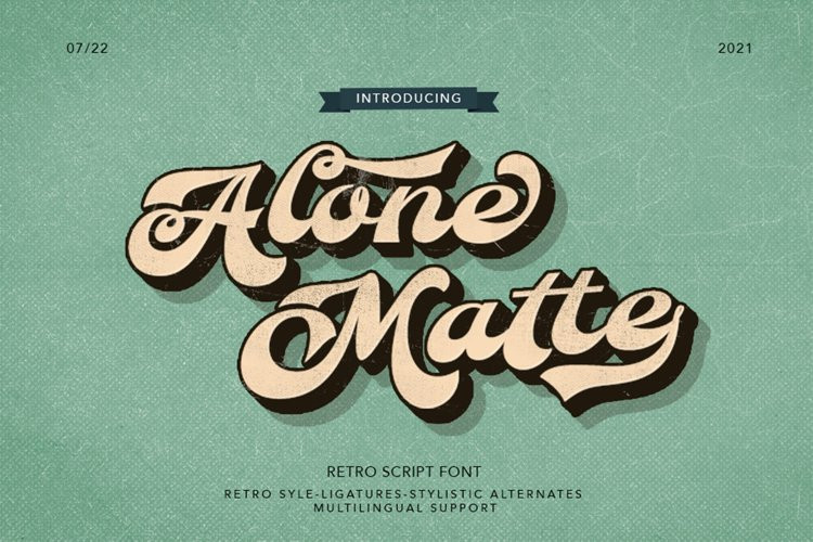 Alone Mate Script Font