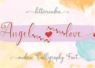 Angel Love Script Font