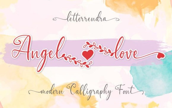 Angel Love Script Font