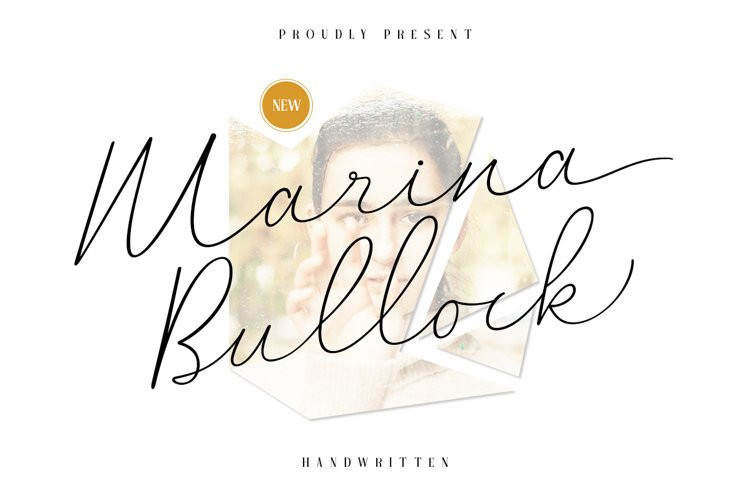 Marina Bullock Handwritten Font