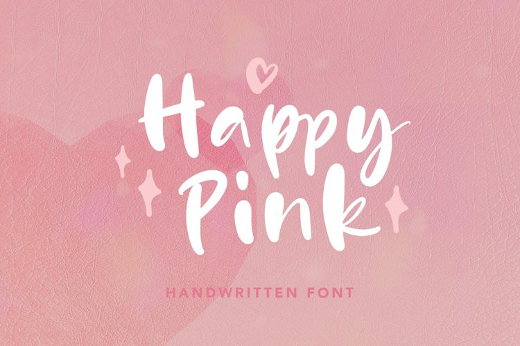 Happy Pink Script Font