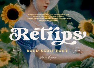 Retrips Serif Font