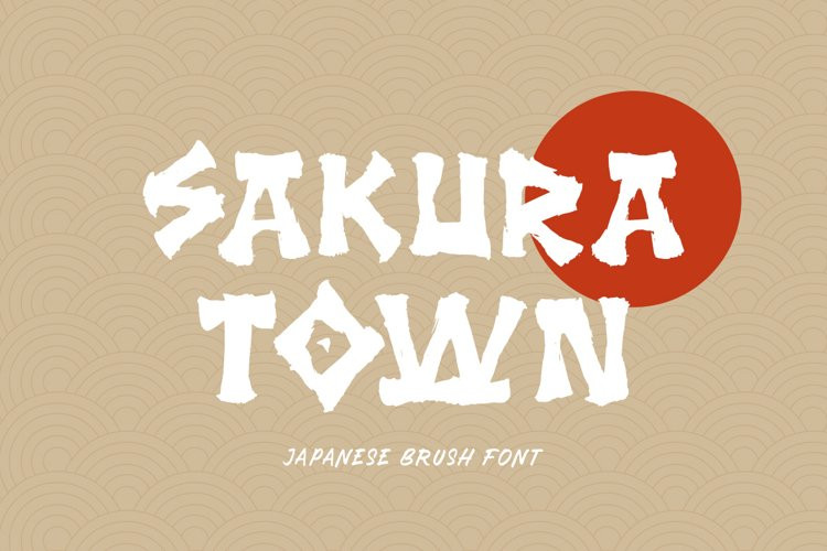 Sakura Town Display Font