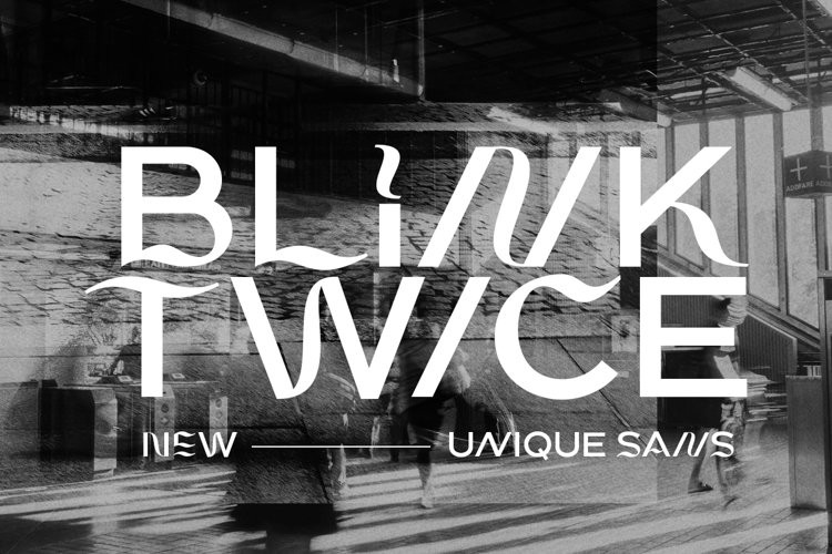 Blink Twice Display Font