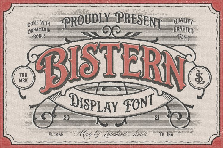 Bistern Display Font