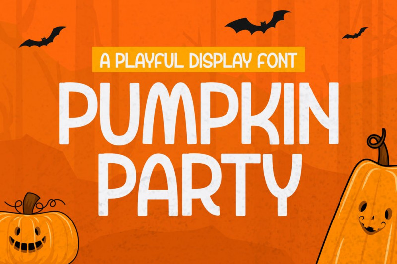 Pumpkin Party Display Font