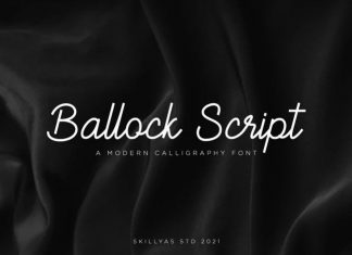 Ballock Script Font