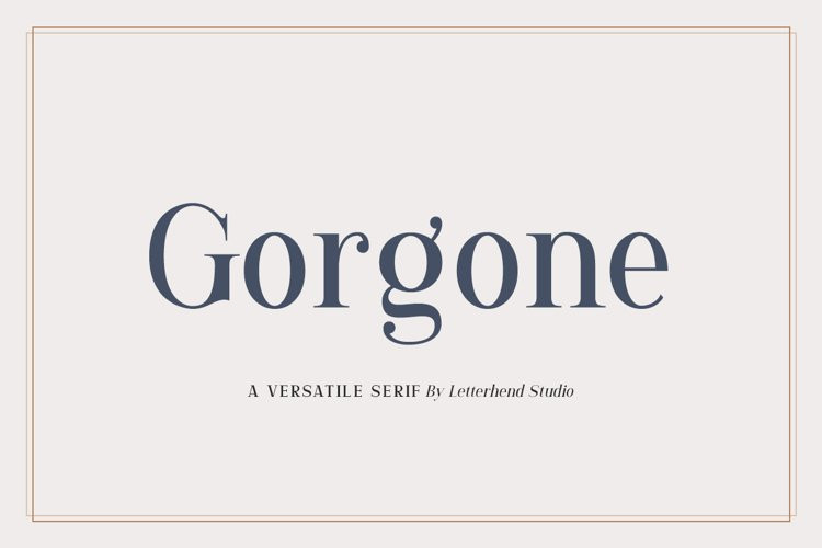 Gorgone Sans Serif Font