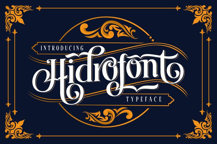 Hidrofont Serif Font