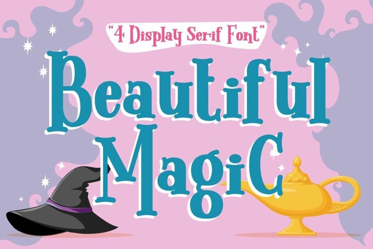 Beautiful Magic Display Font