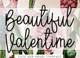 Beautiful Valentine Script Font