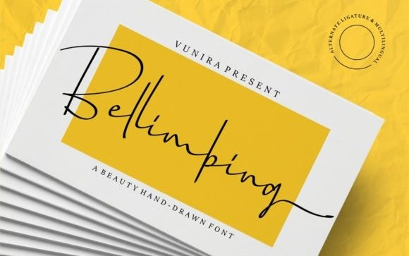 Bellimbing Handwritten Font