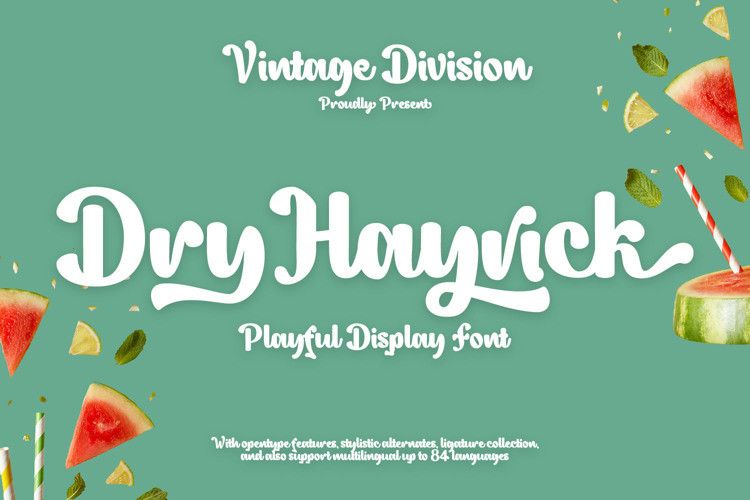 Dry Hayrick Script Font