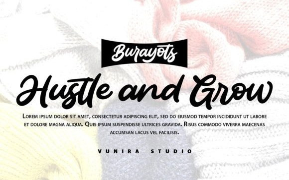 Burayots Script Font