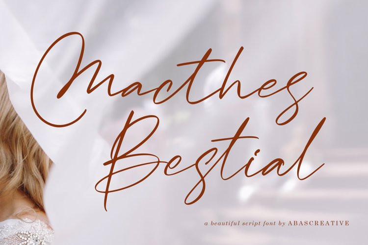 Macthes Bestial Script Font