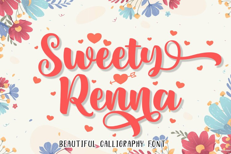 Sweety Renna Calligraphy Font