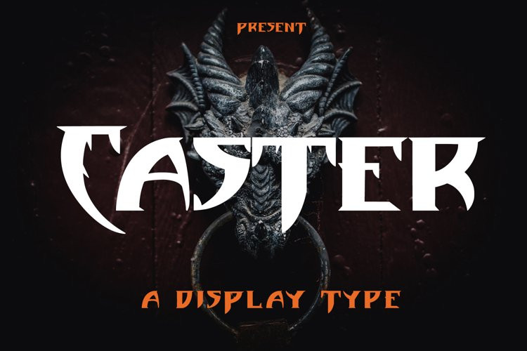 Caster Display Font