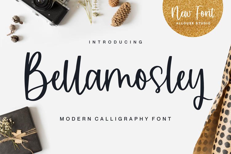 Bellamosley Script Font