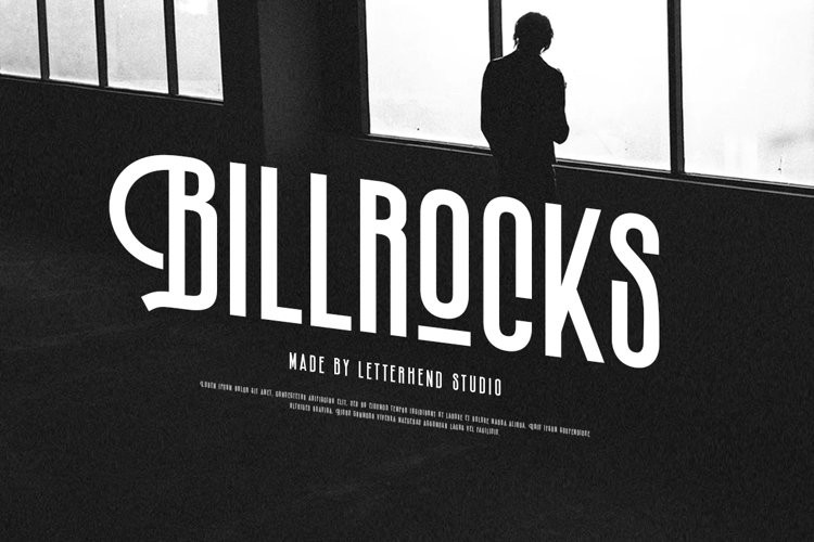 Billrocks Sans Serif Font