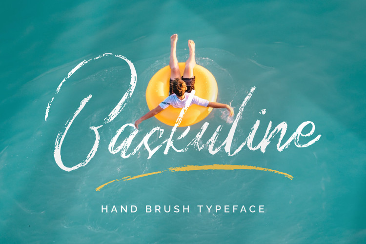 Baskuline Brush Font