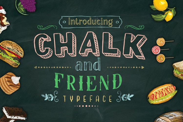 Chalk and Friend Display Font