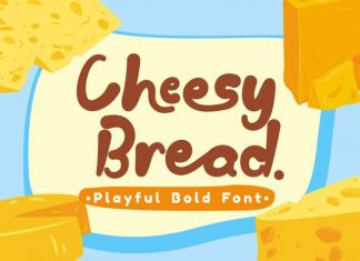 Cheesy Bread Display Font