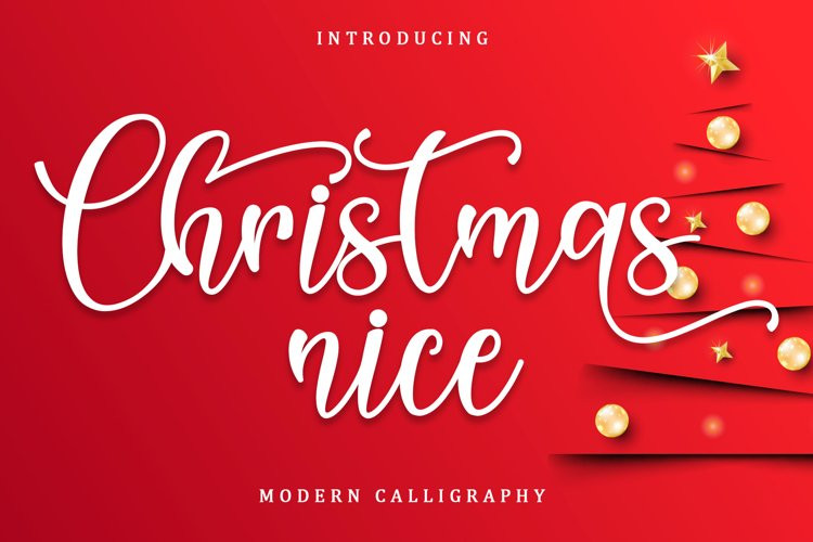 Christmas Nice Script Font