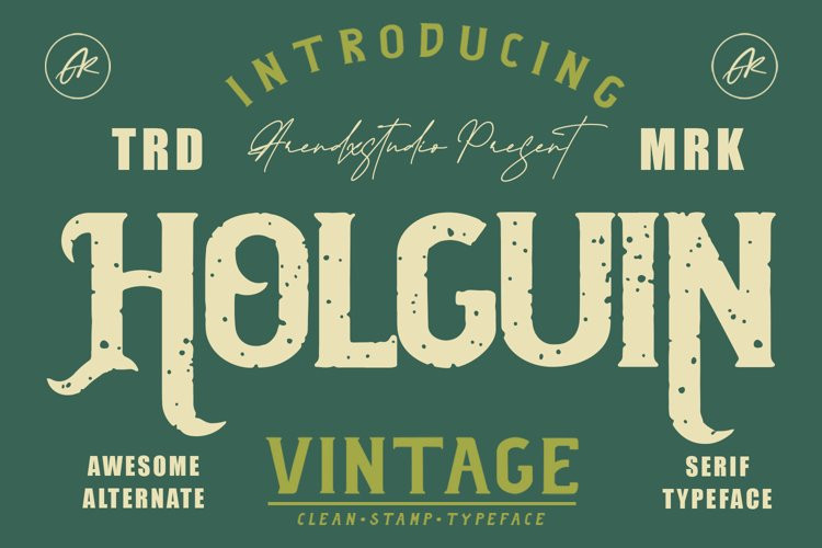 Holguin Display Font