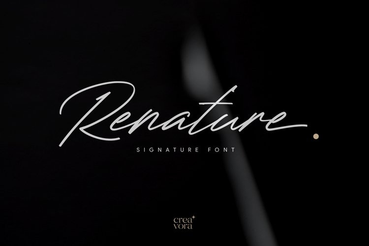 Renature Script Font