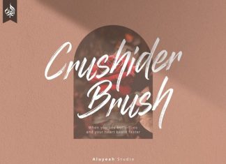 Crushider Brush Font