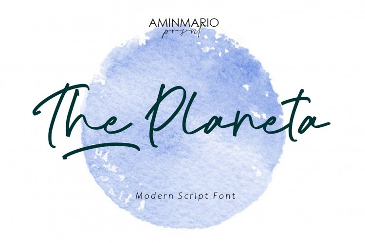 The Planeta Handwritten Font